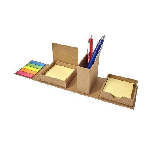 Printed Cardboard Cube Desk Organizer.                     